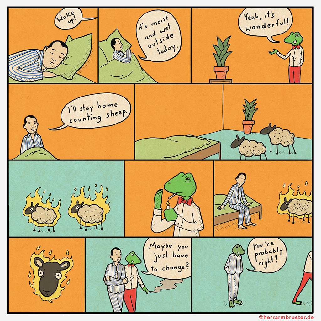 Comic Frog